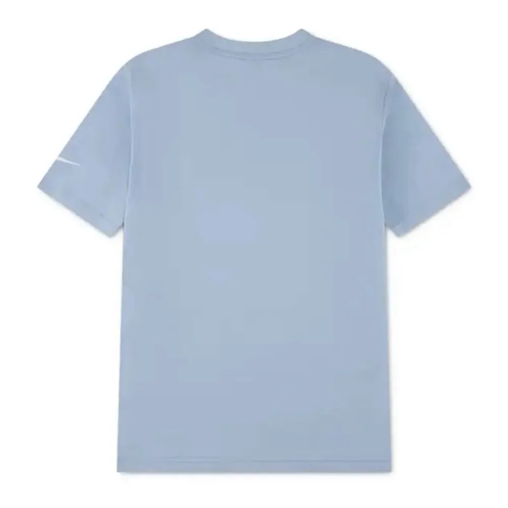 Nike 3Brand T-Shirt Boys XL Blue Sportswear Graphic Swoosh Logo Tee Shirt NEW